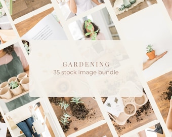 Gardening Stock Photo Bundle / Styled Stock Photos / 35 Stock Images for Your Online Business