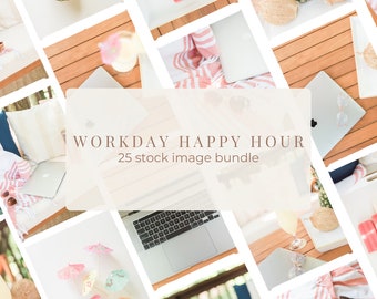 Workday Happy Hour Stock Bundle / 27 Fun Cocktail Images / Exciting Stock Photos for Your Business