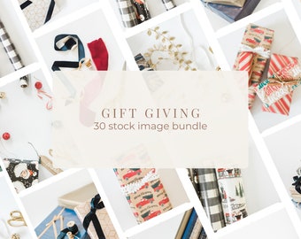 Gift Giving Stock Image Bundle / 31 Delightful Images for the Season of Sharing