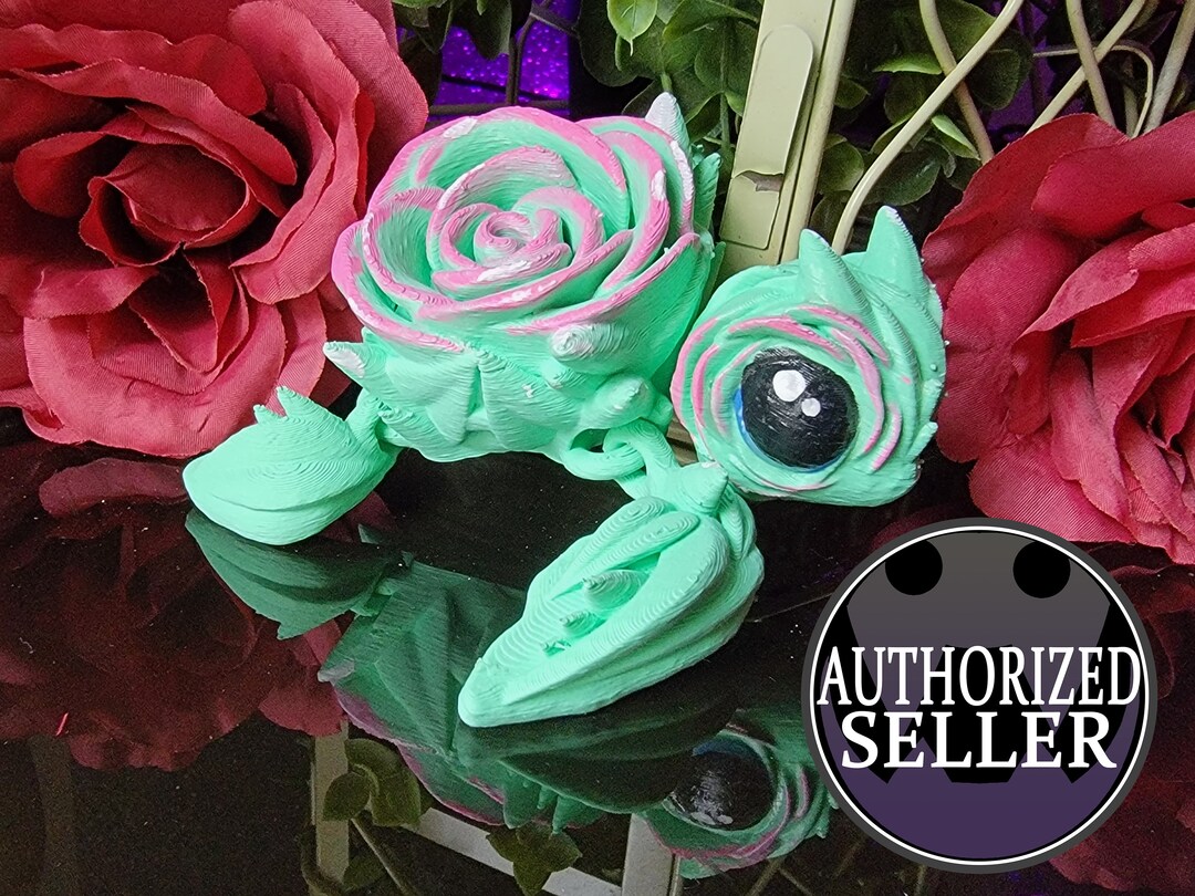 Rose Turtle Desk Petgreat Gift Ideas Etsy