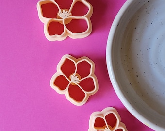Flower Clay Cutters|Embossed flower cutter| so pretty| Cherry blossom inspired