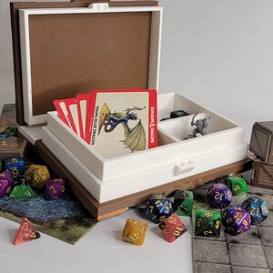 Custom Dice Book|dnd Spellbook Dice Box & Tray| Table Top Gaming | Card ...