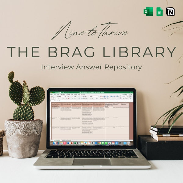 The Brag Library: Interview Answer Repository for MS Excel, Google Sheets, Notion