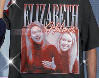 ELIZABETH HOLMES Vintage Shirt | Elizabeth Holmes Homage Tshirt | Elizabeth Holmes Fan Tees | Holmes Retro 90s Sweater | Holmes Merch Gift