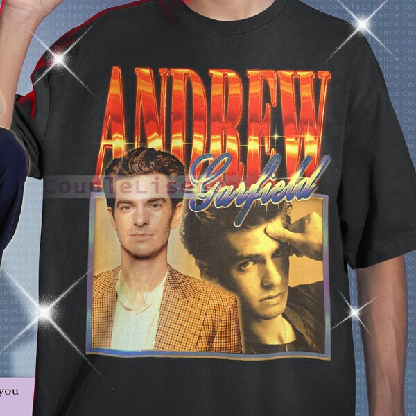 ANDREW GARFIELD Vintage | Andrew Garfield Homage Tshirt | Andrew Garfield Fan Tee | Andrew Garfield Retro 90s Sweater | Andrew Garfield Gift