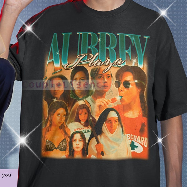 AUBREY PLAZA Vintage Shirt | Aubrey Plaza Homage Tshirt | Aubrey Plaza Fan Tees | Aubrey Plaza Retro 90s Sweater | Aubrey Plaza Merch Gift