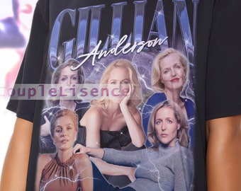 GILLIAN ANDERSON Shirt | Gillian Anderson Fan Tees | Gillian Anderson Retro | Gillian Anderson Graphic Tee 90s | Gillian Anderson Merch