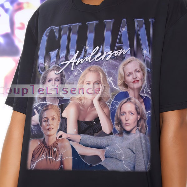 GILLIAN ANDERSON Shirt | Gillian Anderson Fan Tees | Gillian Anderson Retro | Gillian Anderson Graphic Tee 90s | Gillian Anderson Merch