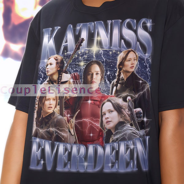 KATNISS EVERDEEN Vintage Shirt | Katniss Everdeen Homage Tee | Katniss Everdeen Retro | Katniss Everdeen 90s | Katniss Everdeen Merch