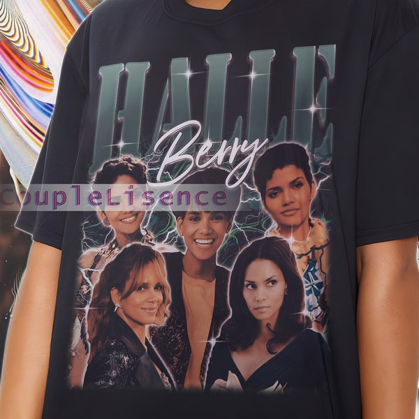 Actress Hollywood HALLE BERRY Vintage Shirt | Halle Berry Homage Retro | Halle Berry Tees | Halle Berry 90s Sweater | Halle Berry Merch Gift