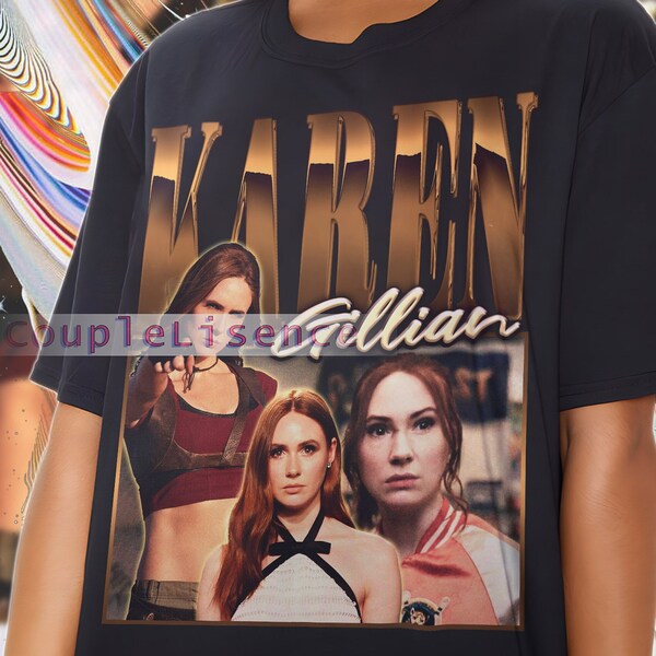Retro KAREN GILLAN Vintage Shirt | Karen Gillan Homage Retro | Karen Gillan Tees | Karen Gillan 90s Sweater | Karen Gillan Merch Gift