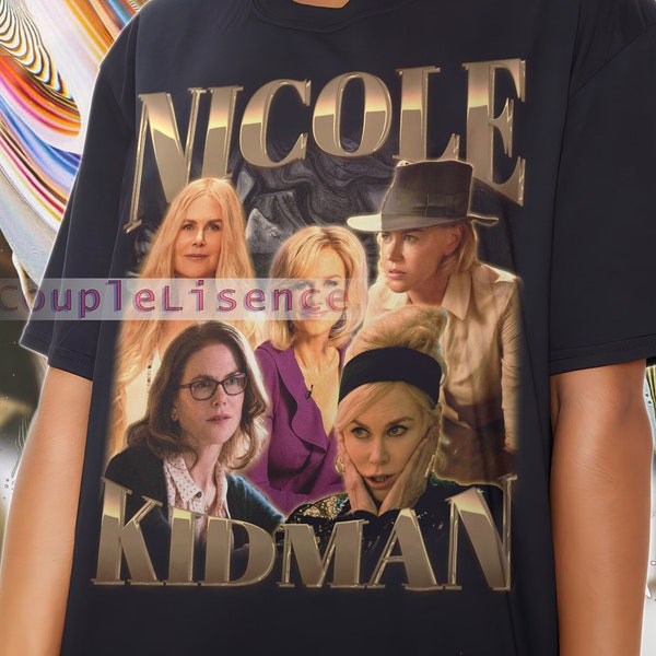 NICOLE KIDMAN Vintage Shirt | Nicole Kidman Homage Retro | Nicole Kidman Tees | Nicole Kidman 90s Sweater | Nicole Kidman Merch Gift Bootleg