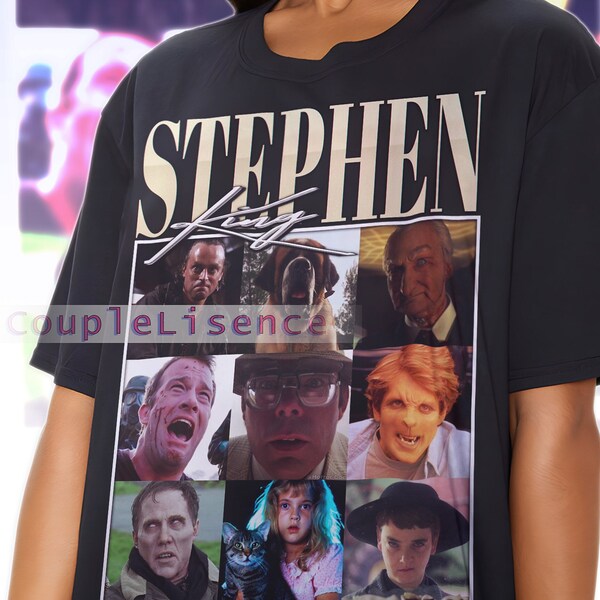 STEPHEN KING Vintage Shirt | Stephen King Homage Fan Tees | Stephen King Homage Retro | Stephen King Graphic Retro 90s | Stephen King Merch