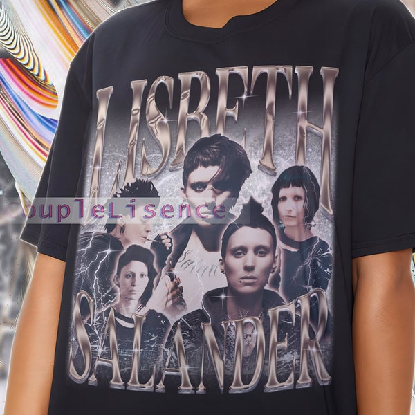 LISBETH SALANDER Vintage Shirt | Lisbeth Salander Homage Retro | Lisbeth Salander Tees | Lisbeth Salander 90 Sweater | Lisbeth Salander Gift