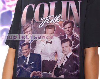 COLIN FIRTH Vintage Shirt | Colin Firth Homage Fan Tees | Colin Firth Homage Retro | Colin Firth Graphic Retro 90s | Colin Firth Merch