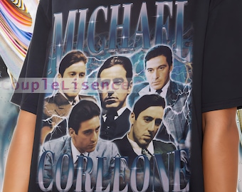 MICHAEL CORLEONE Vintage Shirt | Michael Corleone Homage Retro | Michael Corleone Tees | Michael Corleone 90s Sweater| Michael Corleone Gift