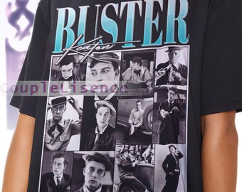 BUSTER KEATON Vintage Shirt | Buster Keaton Homage Fan Tees | Buster Keaton Homage Retro | Buster Keaton Retro 90s | Buster Keaton Merch