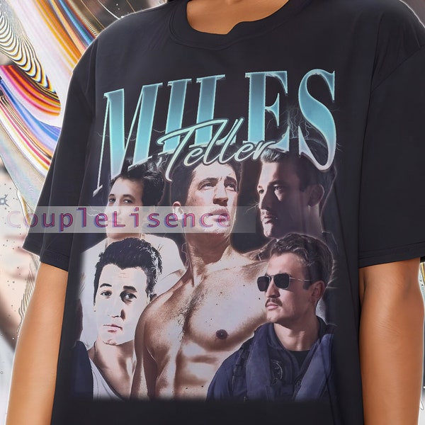 MILES TELLER Vintage Shirt | Miles Teller Homage Retro | Miles Teller Tees | Miles Teller 90s Sweater | Miles Teller Gift