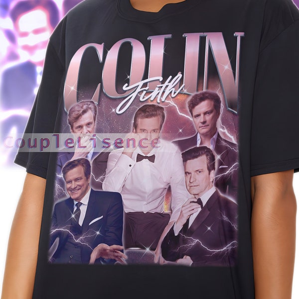COLIN FIRTH Vintage Shirt | Colin Firth Homage Fan Tees | Colin Firth Homage Retro | Colin Firth Graphic Retro 90s | Colin Firth Merch