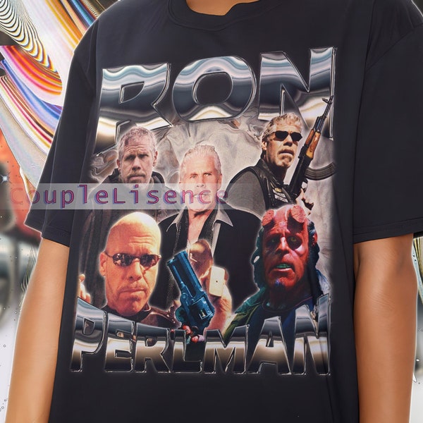 TV Show Bootleg RON PERLMAN Vintage Shirt | Ron Perlman Homage Retro | Ron Perlman Tees | Ron Perlman 90s Sweater | Ron Perlman Merch Gift