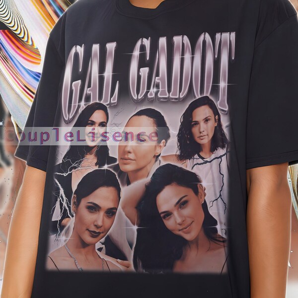 Retro Vintage Actress Movie GAL GADOT Shirt | Gal Gadot Homage Retro | Gal Gadot Tees | Gal Gadot 90s Sweater | Gal Gadot Merch Gift