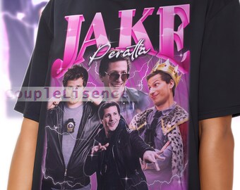 JAKE PERALTA Camisa Vintage / Jake Peralta Homage Fan Tees / Jake Peralta Homage Retro / Jake Peralta Gráfico Retro 90s / Jake Peralta Regalo