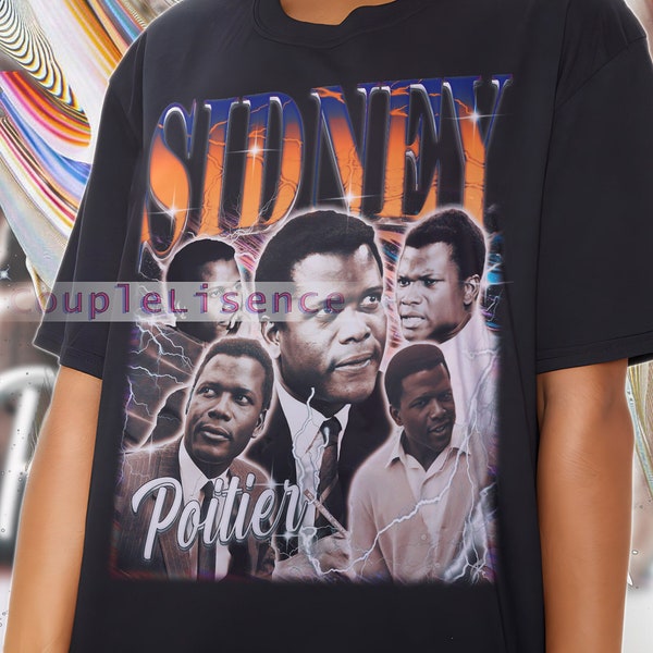 SIDNEY POITIER Vintage Shirt | Sidney Poitier Homage Retro | Sidney Poitier Tees | Sidney Poitier 90s Sweater | Sidney Poitier Merch Gift