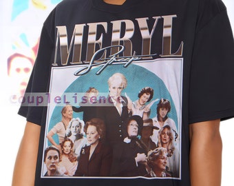 MERYL STREEP Vintage Shirt | Meryl Streep Homage Fan Tees | Meryl Streep Homage Retro | Meryl Streep Graphic Retro 90s | Meryl Streep Merch