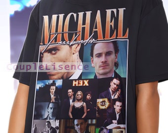 MICHAEL FASSBENDER Vintage Shirt, Fassbender Homage Tshirt, Michael Fassbender Fan Tees, Michael Fassbender Retro 90s Sweater, Fassbender