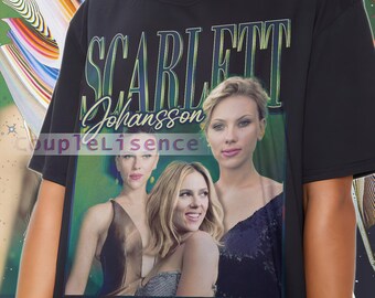 SCARLETT JOHANSSON Vintage Shirt | Scarlett Johansson Homage | Scarlett Johansson  Tees | Scarlett Johansson Retro | Scarlett Johansson Gift