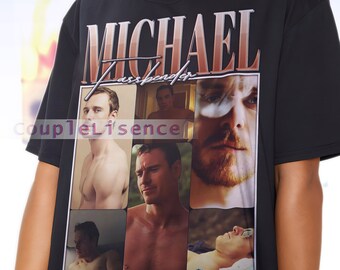 MICHAEL FASSBENDER Vintage Shirt, Fassbender Homage Tshirt, Michael Fassbender Fan Tees, Michael Fassbender Retro 90s Sweater, Fassbender