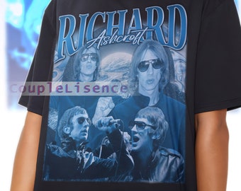 RICHARD ASHCROFT Vintage Shirt | Richard Ashcroft Homage Fan Tees | Richard Ashcroft Homage Retro | Richard Ashcroft Graphic Retro 90s Gift