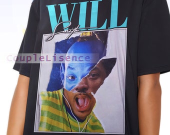 BOOTLEG WILL SMITH Vintage shirt | Will Smith eerbetoon fan Tees | Will Smith eerbetoon retro | Will Smith grafische retro jaren 90 | Will Smith Merch
