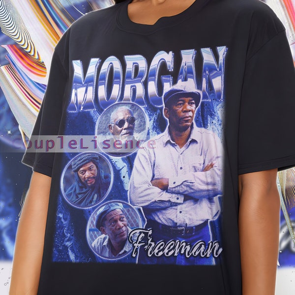 MORGAN FREEMAN Vintage Shirt | Morgan Freeman Homage Tshirt | Morgan Freeman Fan Tees | Morgan Freeman Retro | Morgan Freeman Merch Gift