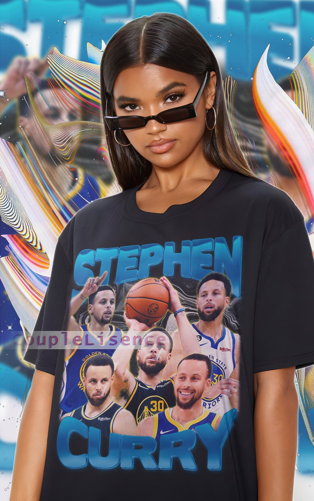 Basketball STEPHEN CURRY Vintage Shirt Stephen Curry Homage Retro