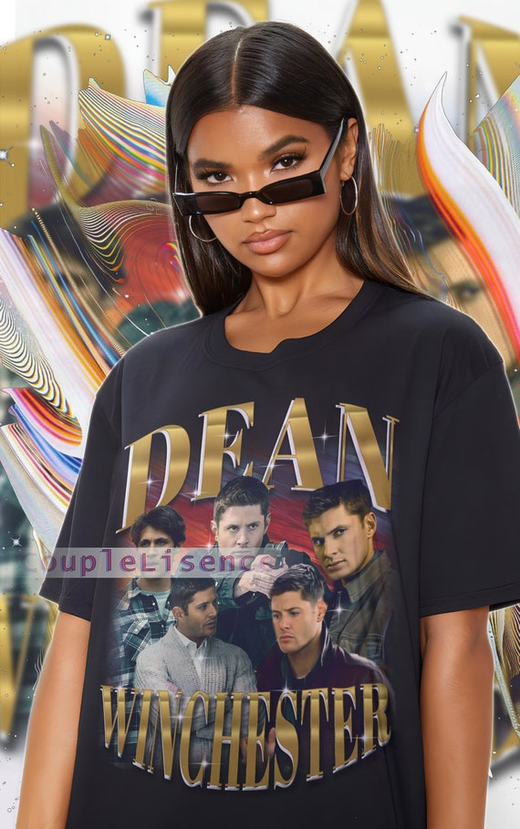 Camiseta de DEAN WINCHESTER, camisa Retro Supernatural de Dean