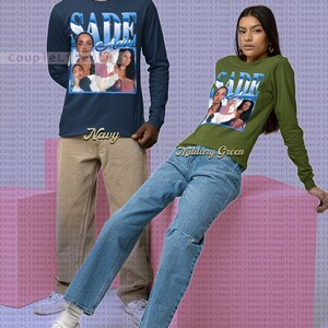 SADE ADU Vintage Shirt Sade Adu Homage Retro Singer Sade Adu Tees Sade Adu 90s Sweater Sade Adu Vocalist Gift image 7