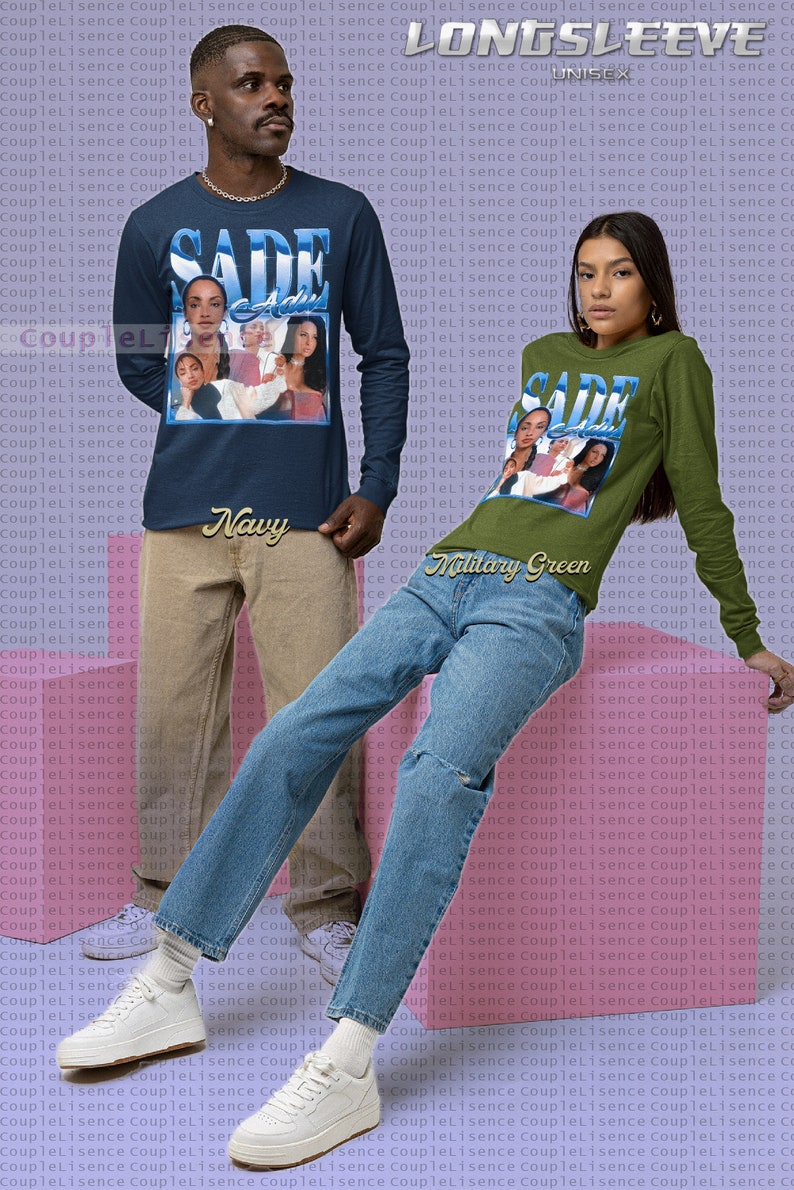 SADE ADU Vintage Shirt Sade Adu Homage Retro Singer Sade Adu Tees Sade Adu 90s Sweater Sade Adu Vocalist Gift image 7