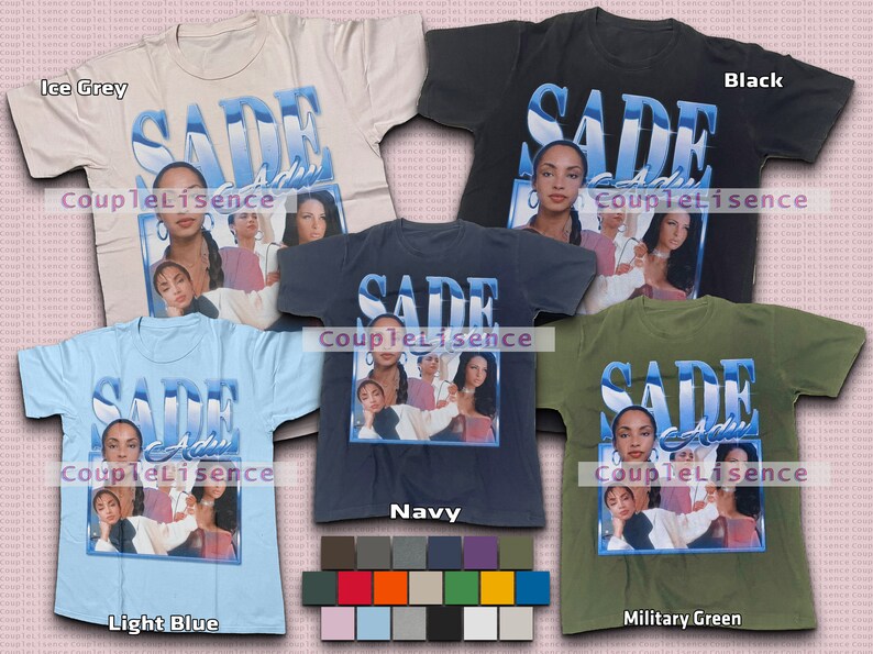 SADE ADU Vintage Shirt Sade Adu Homage Retro Singer Sade Adu Tees Sade Adu 90s Sweater Sade Adu Vocalist Gift image 5