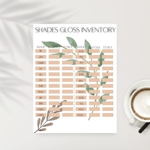 Redken Shades EQ Digital Download, Customizable and Printable for  Salon/Hairstylist Inventory Order Form