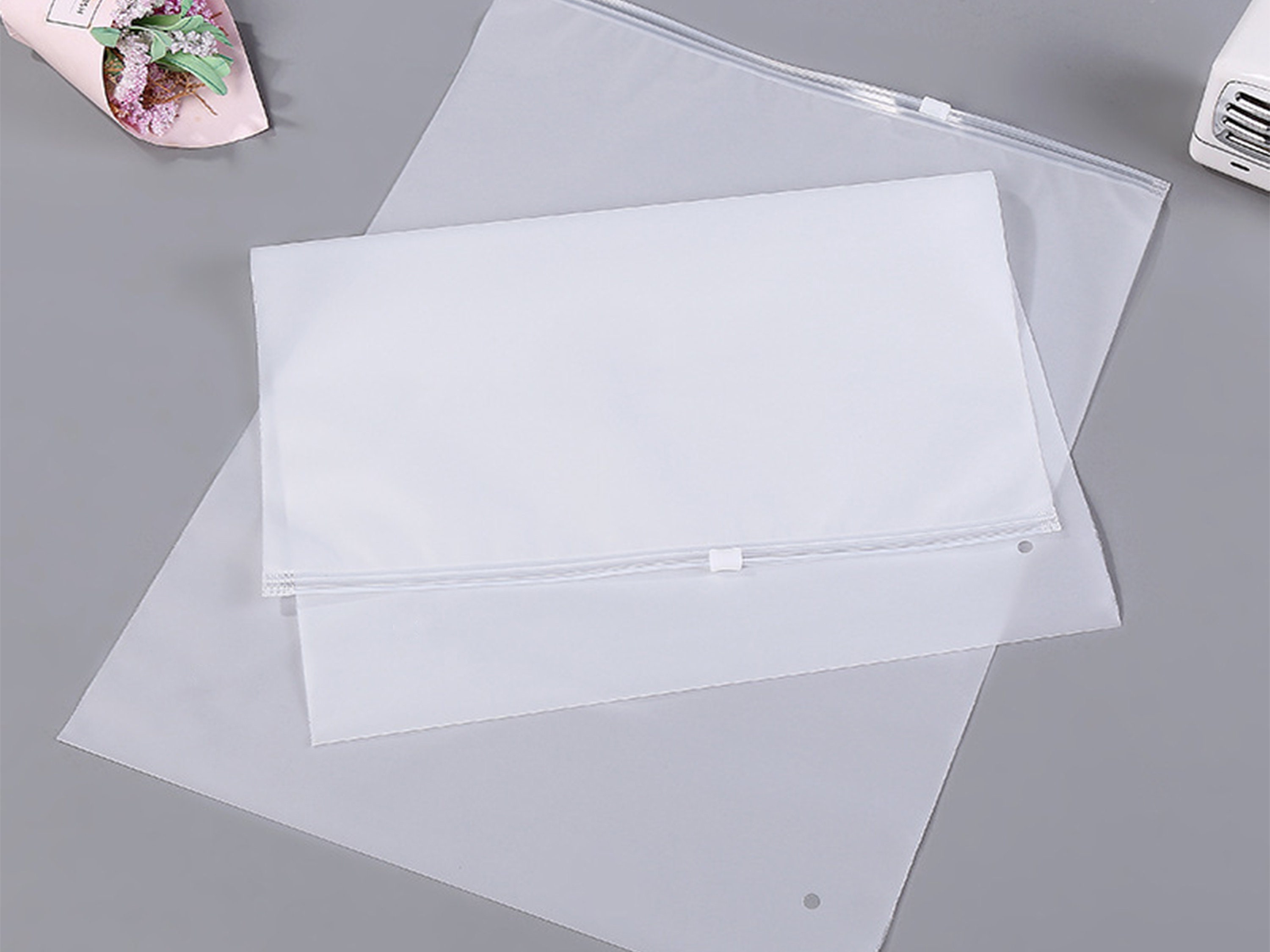 50-1000pcs Custom Frosted Zipper Bagsfrosted Zipper Bags With - Etsy