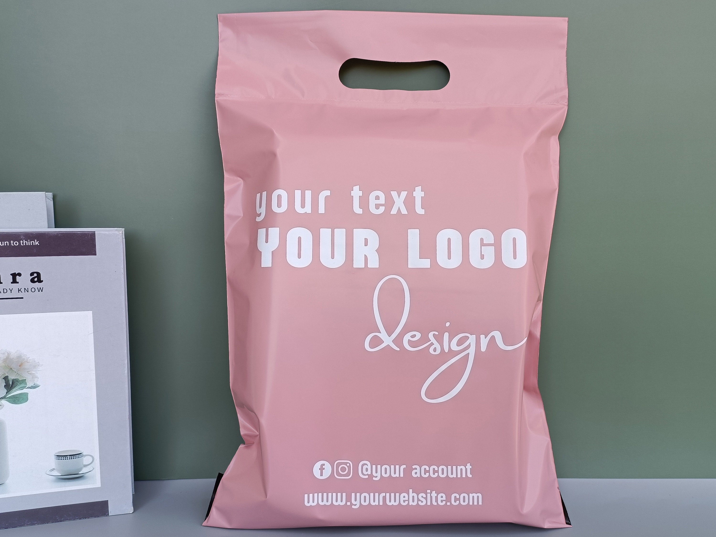 Design plastic bags with logo 2025