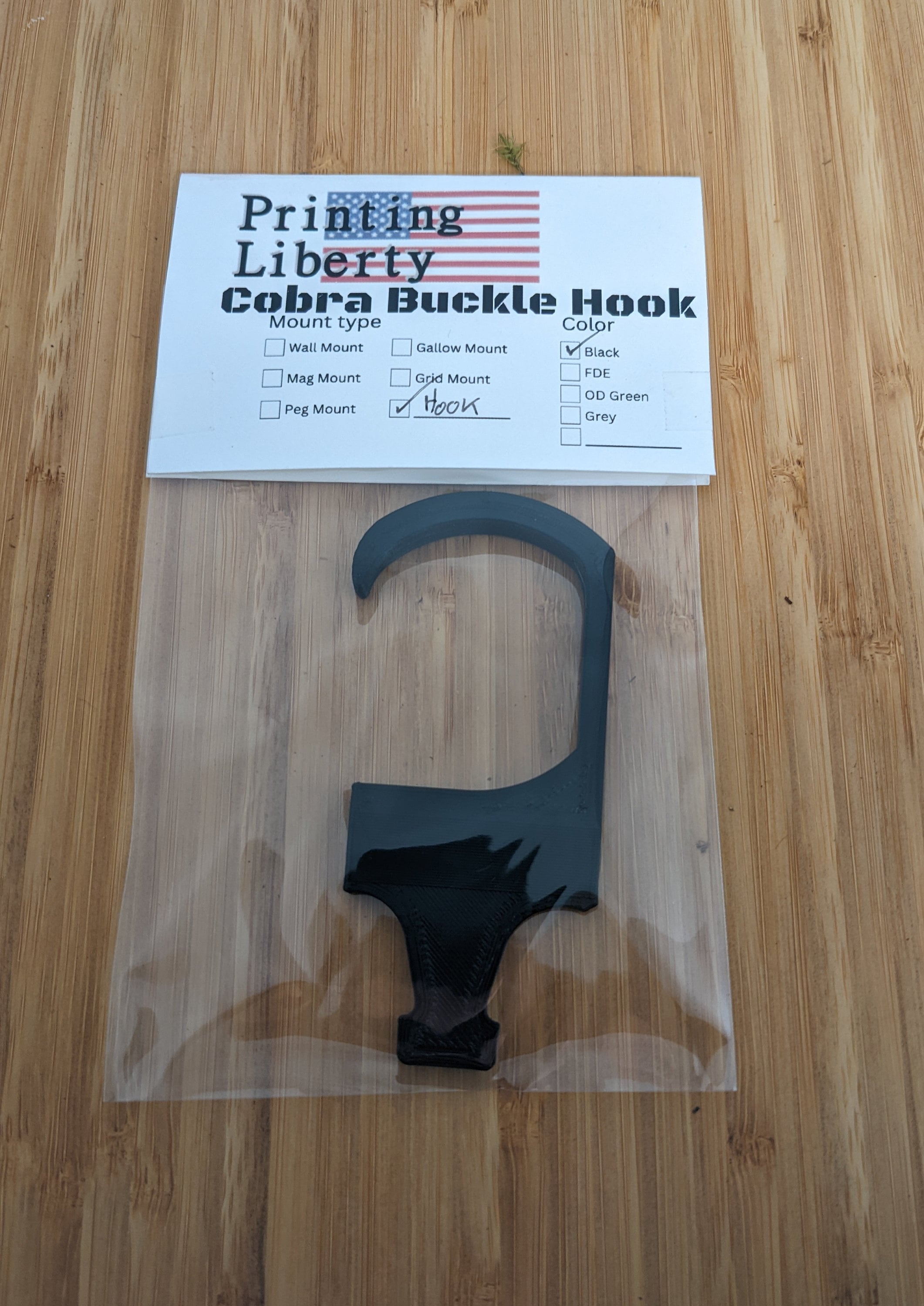 Printing Liberty Cobra Duty Belt Hanger Etsy