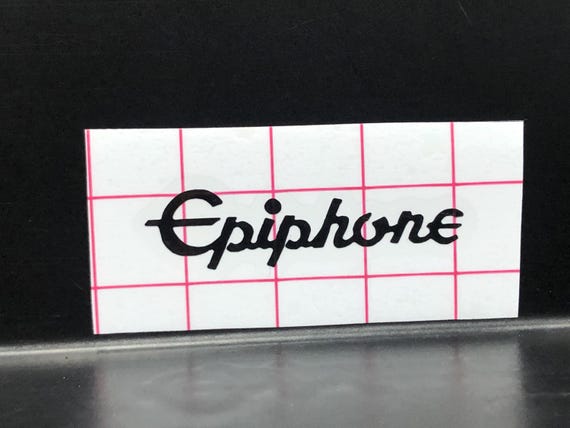 Epiphone Headstock Logo - Classic - Premium Vinyl Guitar