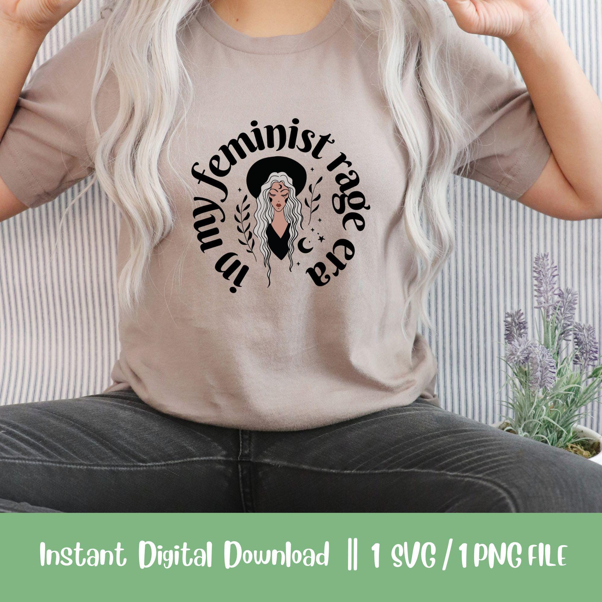 PNG féministe, fichier de coupe silhouette, féminisme, pouvoir des filles, féminin ascendant SVG, art féministe