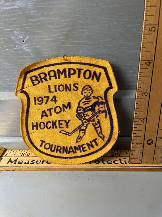 Vintage Brampton Lions Atom Hockey Tournament 1974 Pa… Gem