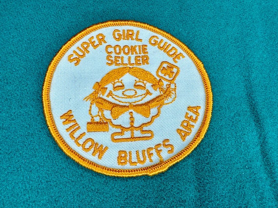 Vintage Super Girl Guide Cookie Seller Willow Blu… - image 1