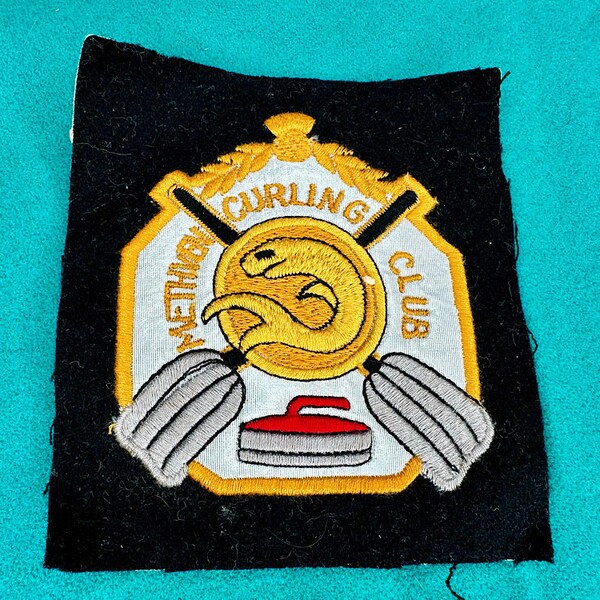 Vintage Methven Curling Club Patch United Kingdom