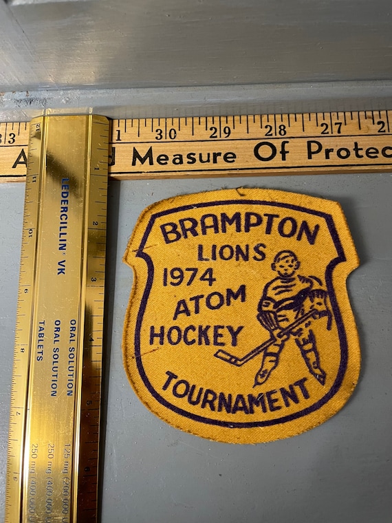 Vintage Brampton Lions Atom Hockey Tournament 1974 Pa… Gem