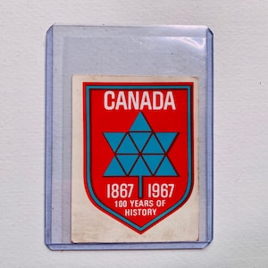 Vtg Canada Centennial Sticker